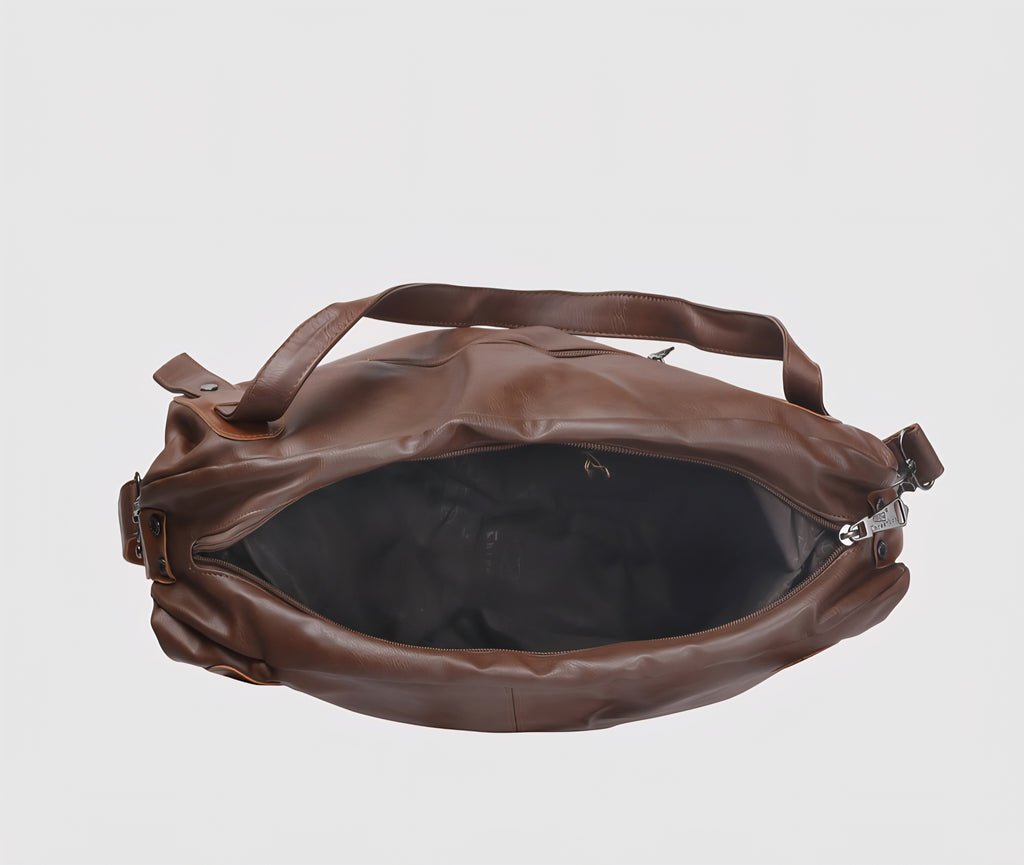THREE-BOX Travel / Gym Bag Classical Fashion Leather Duffle Bag