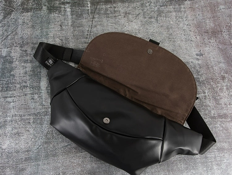 THREE-BOX Chest / Sling Leather Bag