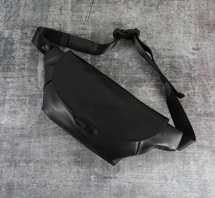 THREE-BOX Chest / Sling Leather Bag