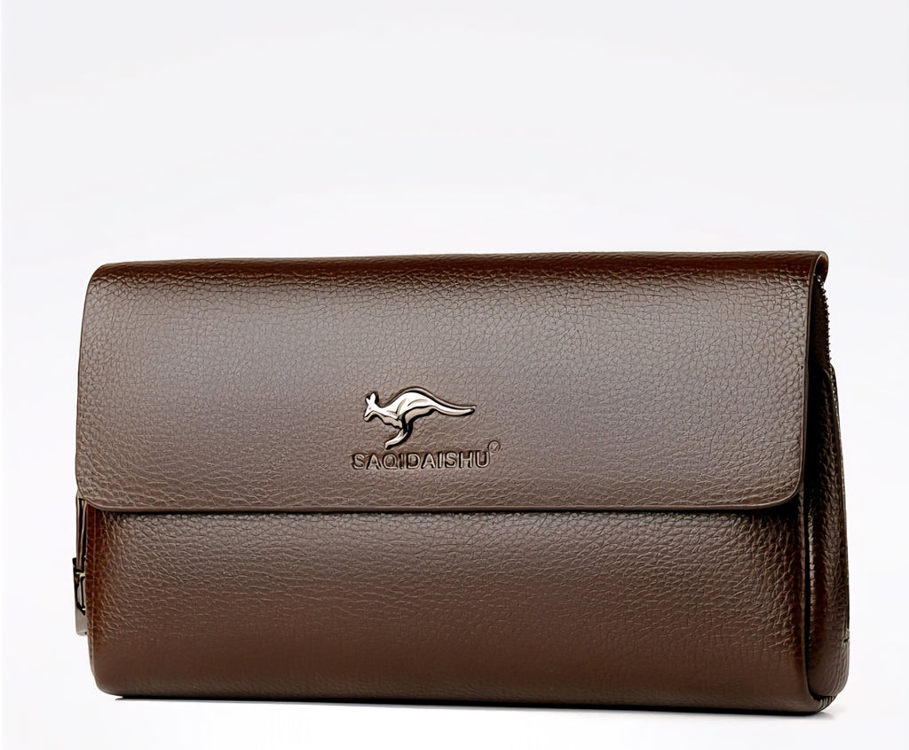 Combination Lock Men's Clutch Hand-Bag Long Wallet
