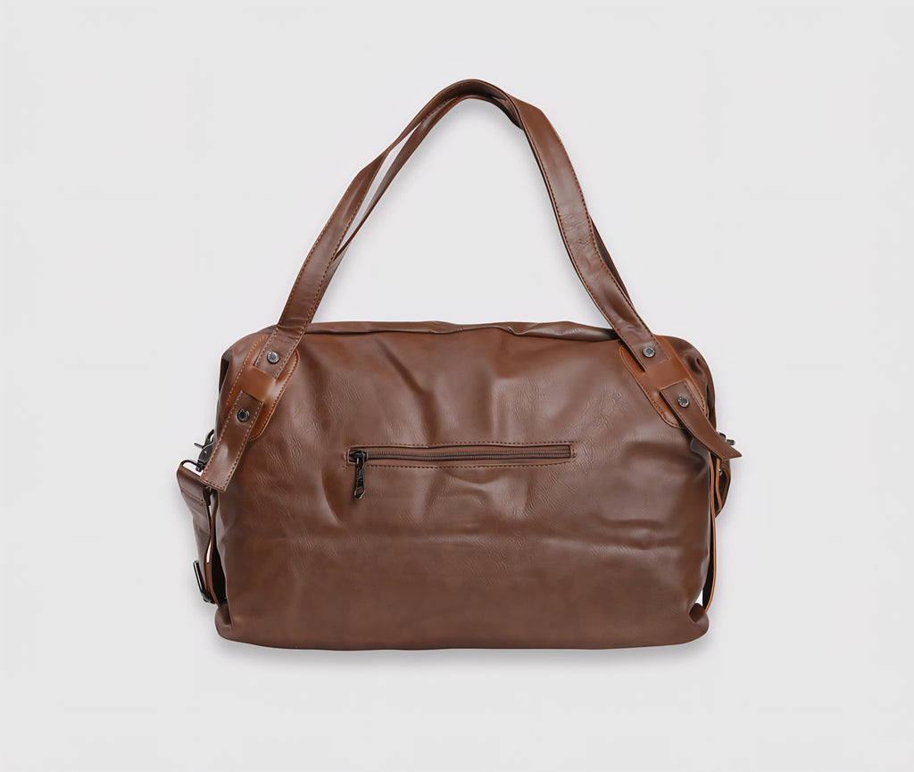 THREE-BOX Travel / Gym Bag Classical Fashion Leather Duffle Bag