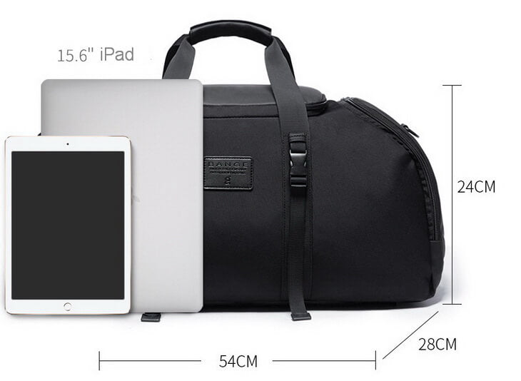 BANGE 40L Multi-function Duffle Travel Gym Bag Unisex Sports Backpack