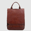 THREE-BOX Business Chic Stylish Leather Backpack