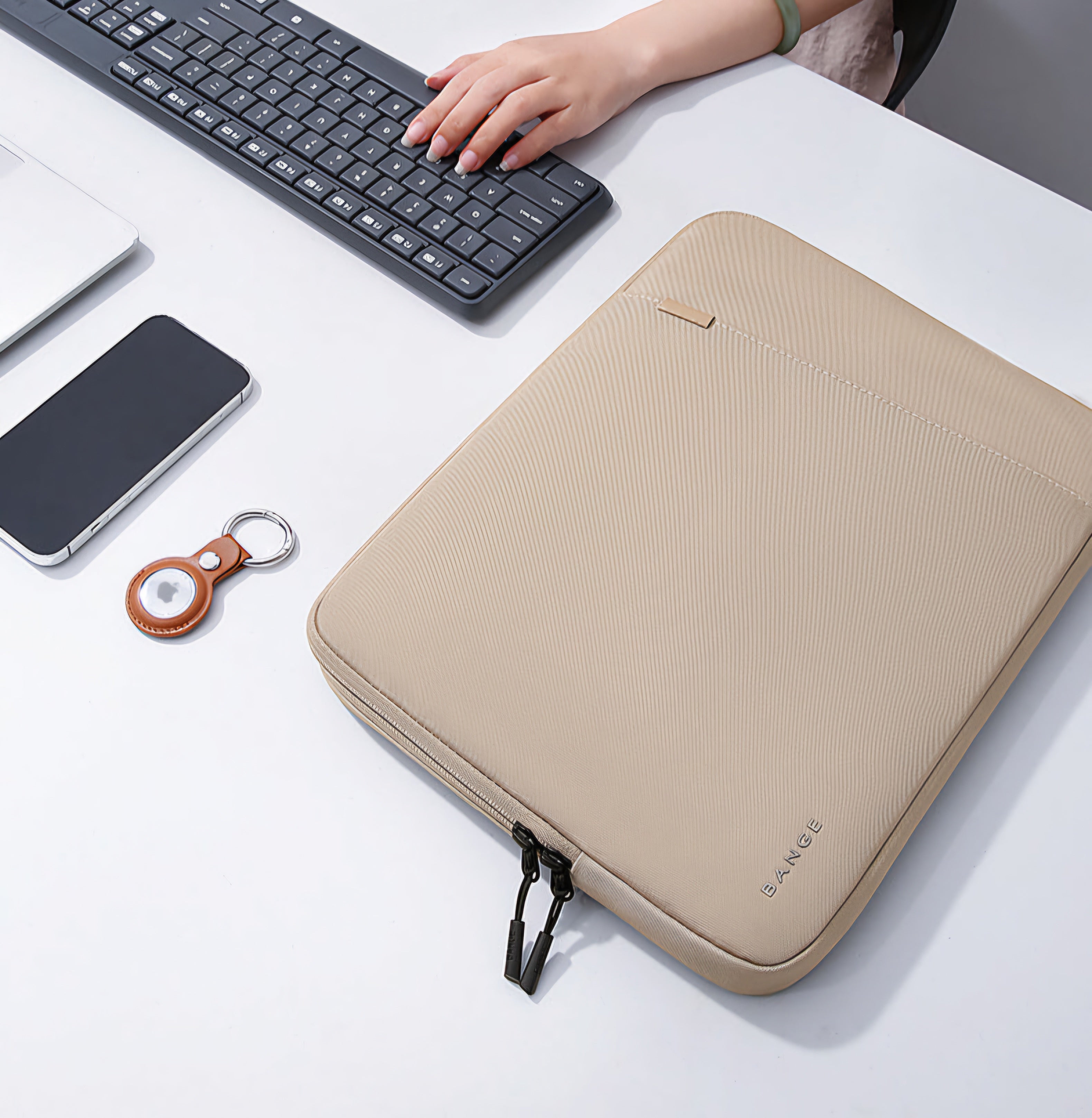 BANGE Protective Water Resistant laptop sleeve Business Style Laptop Briefcase Sleeve case Tablet Bag