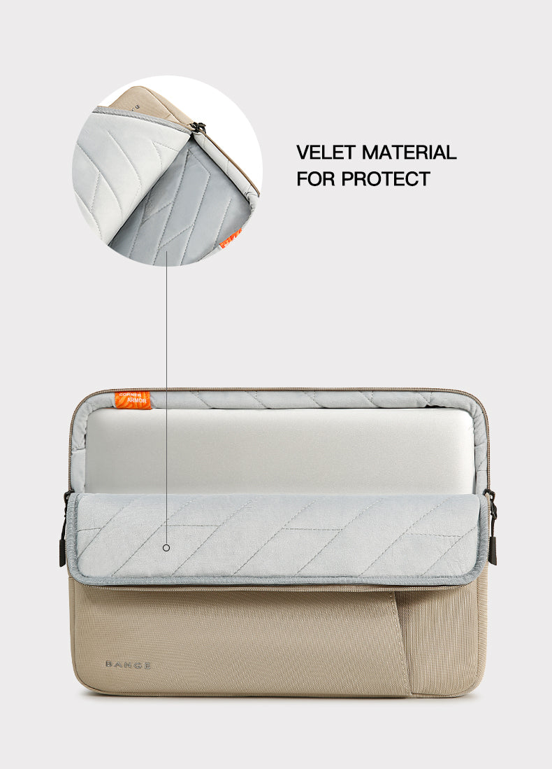 BANGE Protective Water Resistant laptop sleeve Business Style Laptop Briefcase Sleeve case Tablet Bag