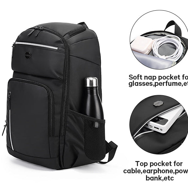KAKA Stylish School Bag Laptop Rucksack Outdoor Travel Unisex Backpack