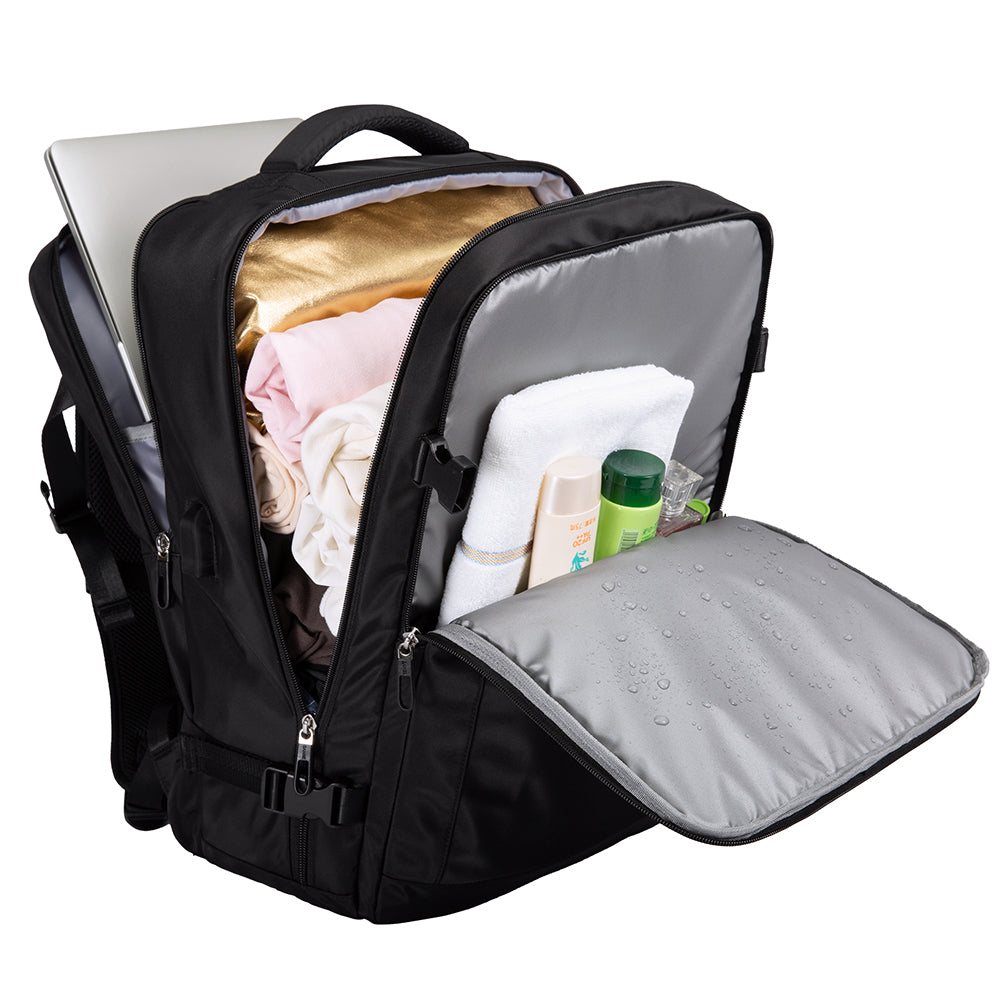 BANGE Large Capacity Waterproof Carry on Travel Bag Laptop Unisex Backpack