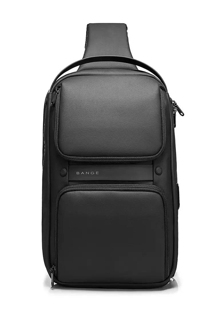BANGE Waterproof Anti-theft Multifunction Cross-Body Chest-Bag with USB Charging Port