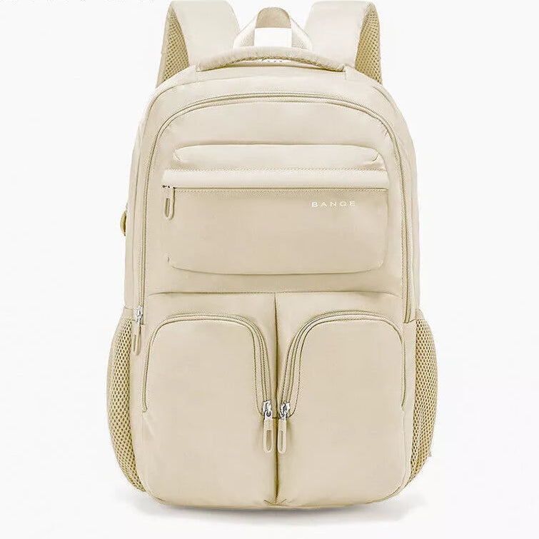 BANGE Waterproof Polyester Laptop Unisex Travel Every Day Backpack