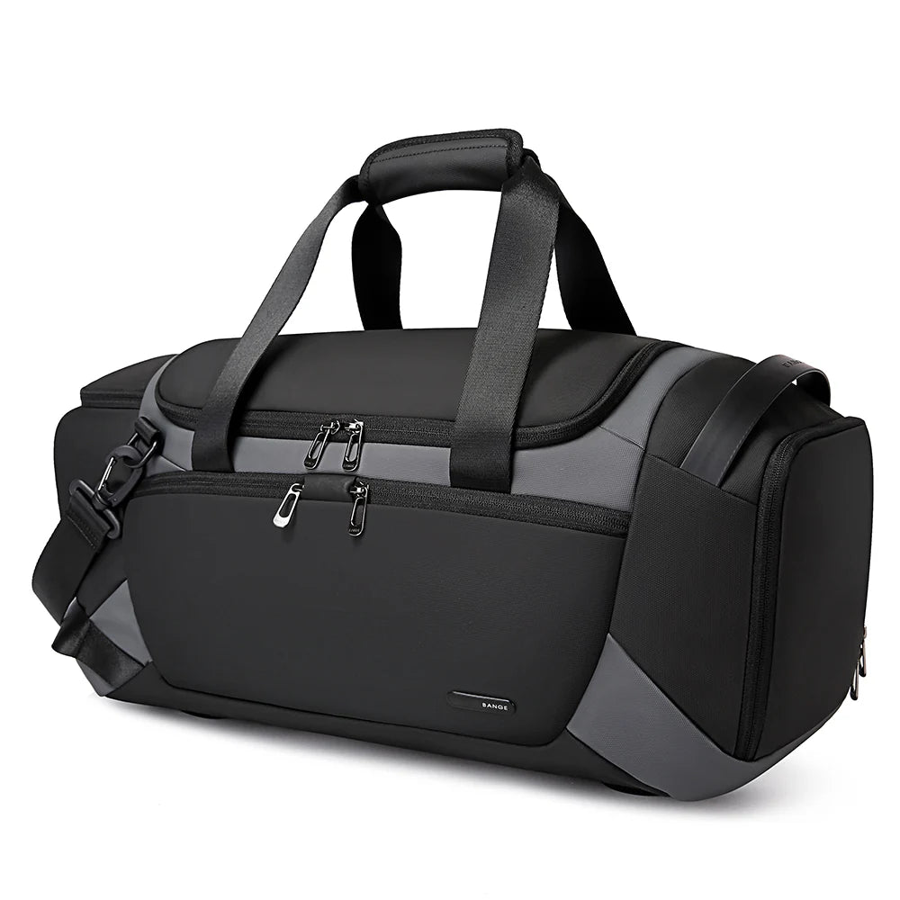BANGE Multifunctional Waterproof Unisex Sports Gym Bag Travel Suitcase