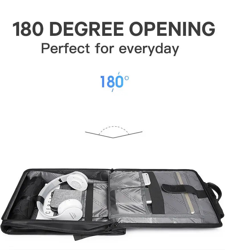BANGE Shell Design Waterproof 14"Laptop Compact Backpack Business School Anti-theft