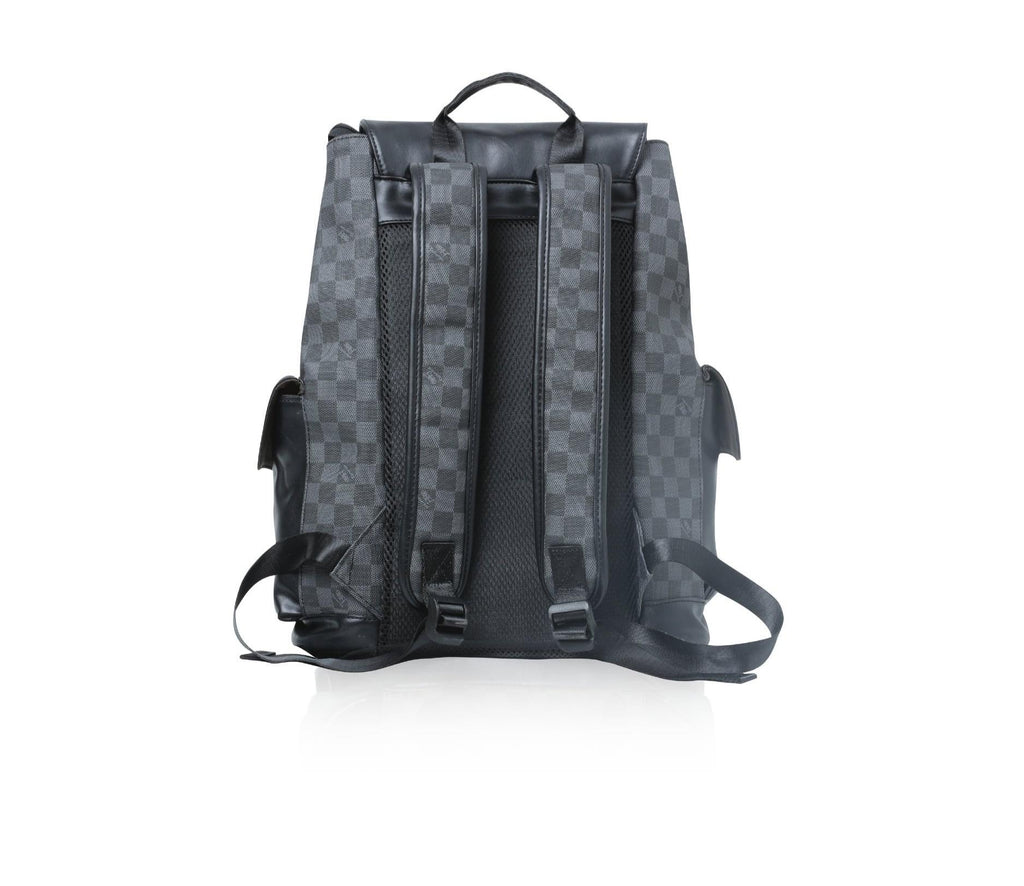 THREE-BOX 15.6" Laptop Damier Unisex Backpack Bestseller Trendy Backpack