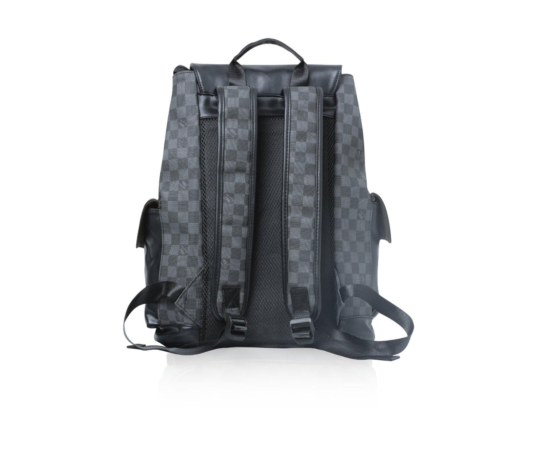 THREE-BOX 15.6" Laptop Damier Unisex Backpack Bestseller Trendy Backpack