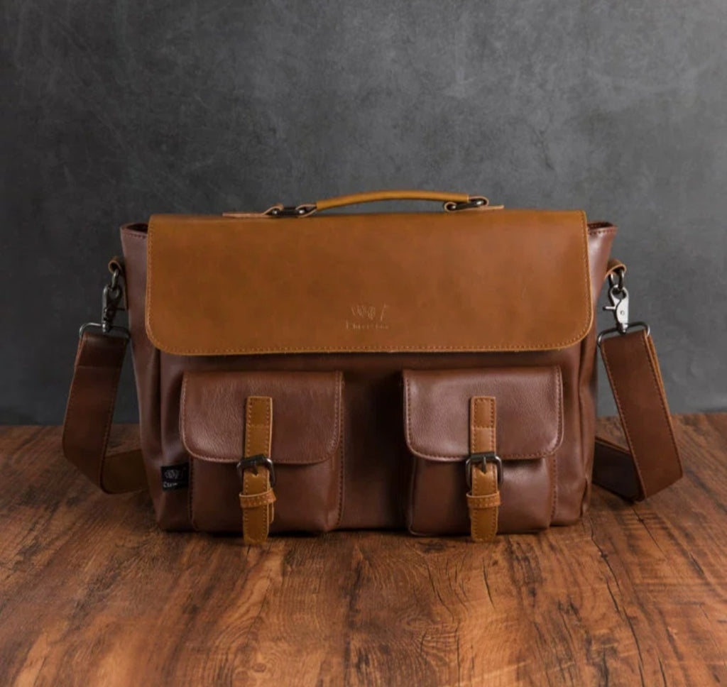 THREE-BOX Messenger Bag Classic Fashion Large Capacity Shoulder Bag