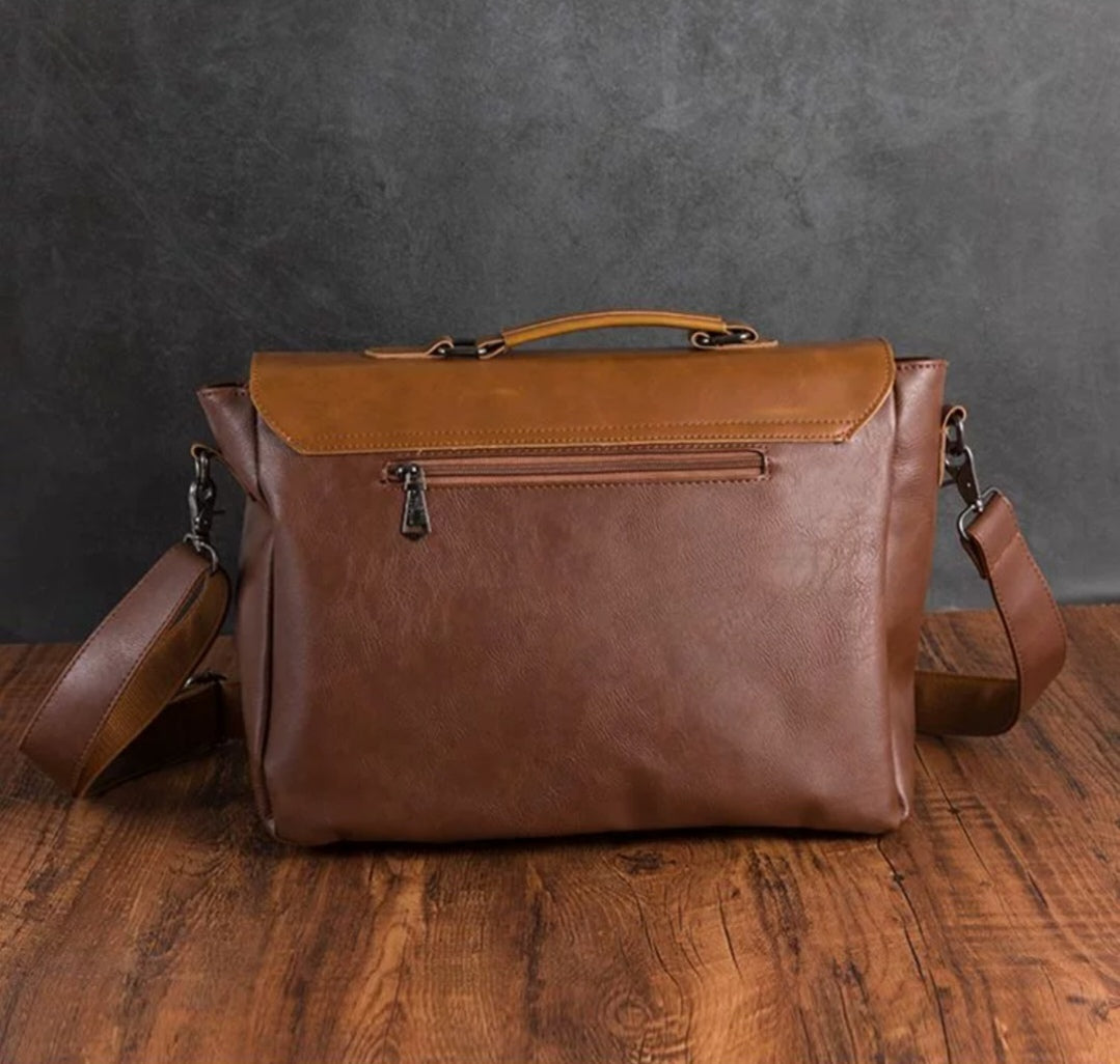 THREE-BOX Messenger Bag Classic Fashion Large Capacity Shoulder Bag