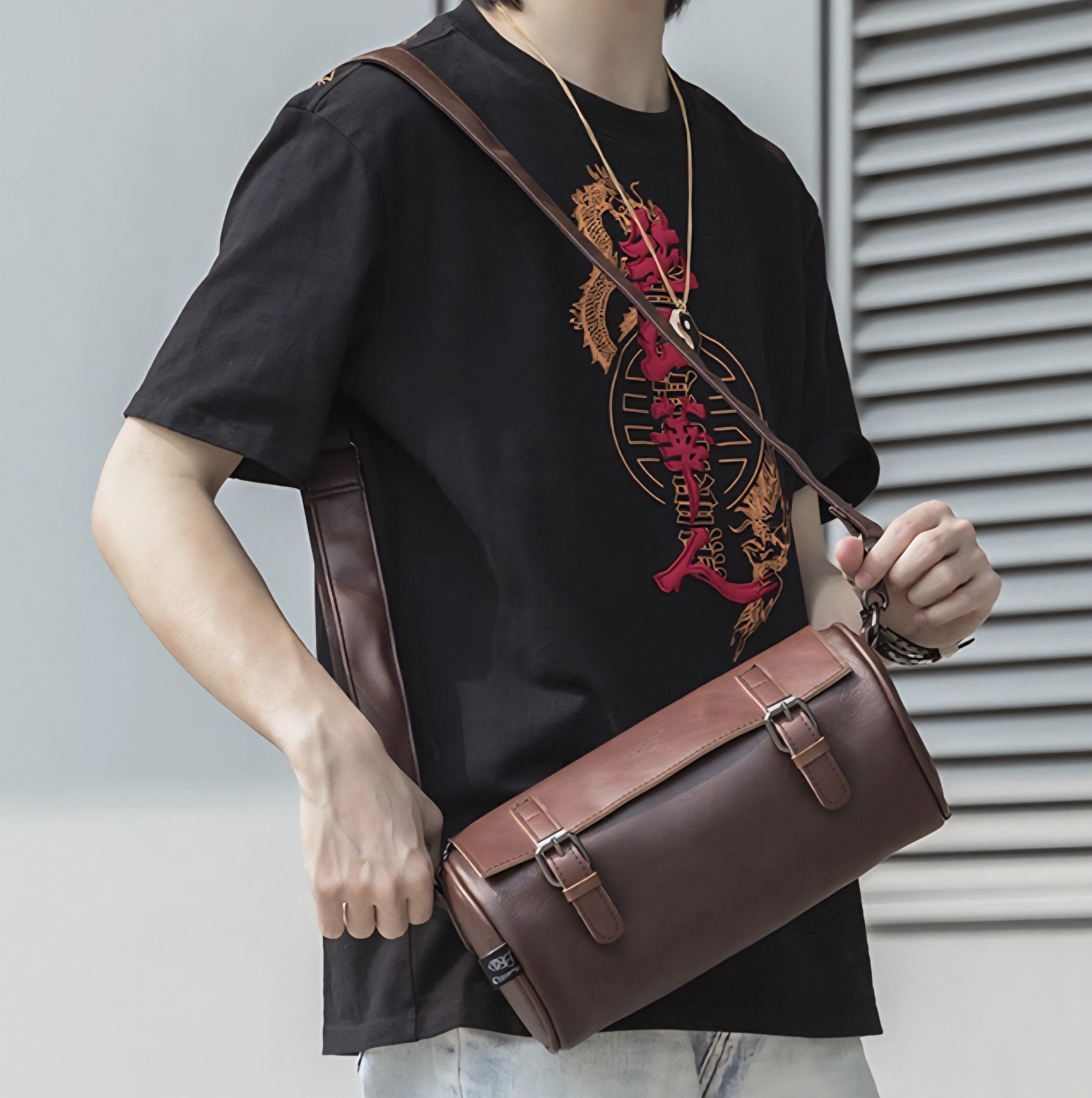 THREE-BOX Cross-Body Bag Shoulder Bag