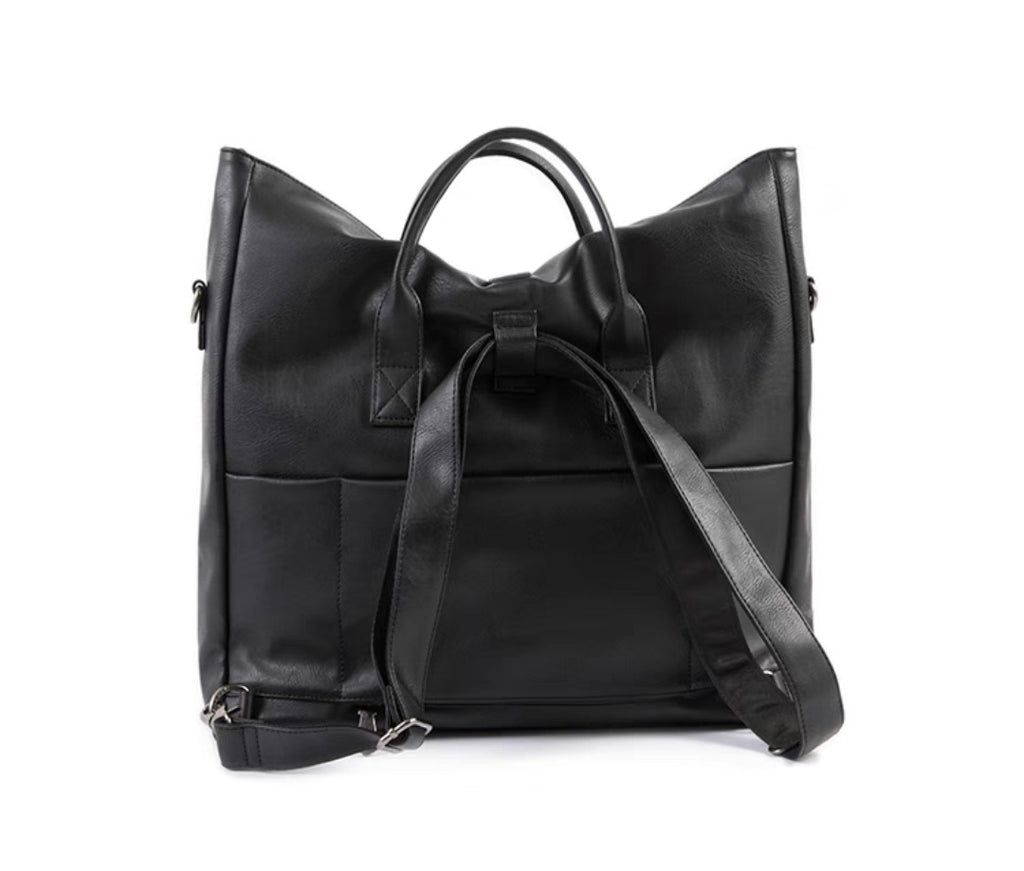 THREE-BOX 2-way Roll-Top Backpack / Shoulder Bag Casual Look