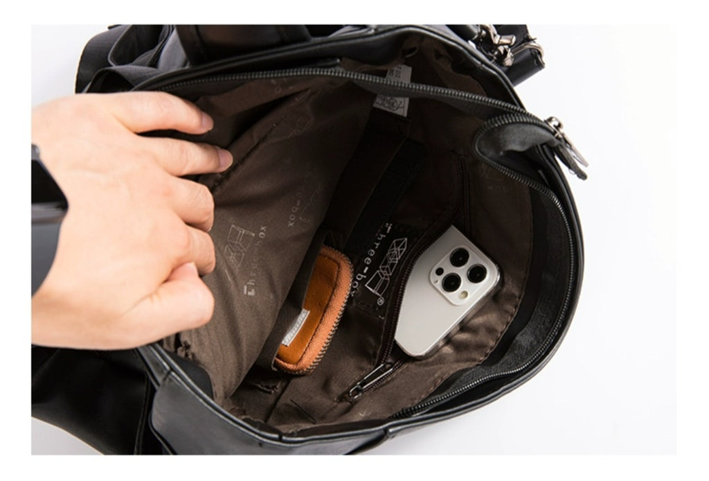 THREE-BOX 2-way Backpack / Shoulder Casual Bag
