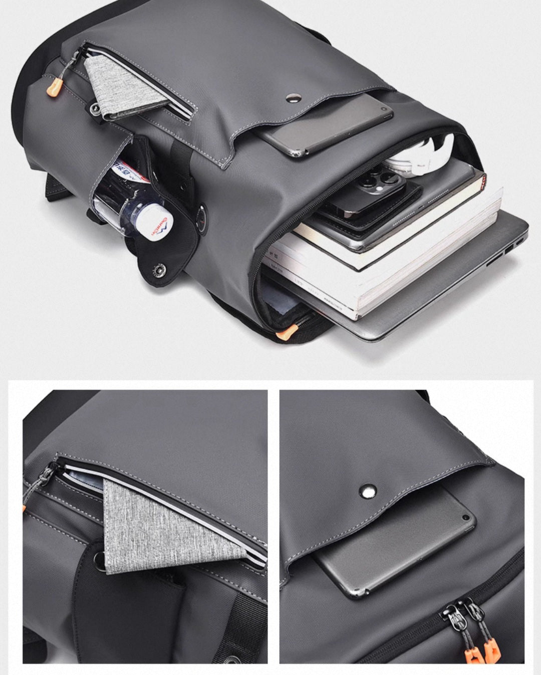 15.6" Laptop Backpack Casual Business / School USB Port Computer Large Capacity Backpack