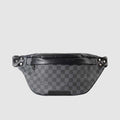 THREE-BOX Damier Chest/ Sling Bag Leather Cross-Body Bag