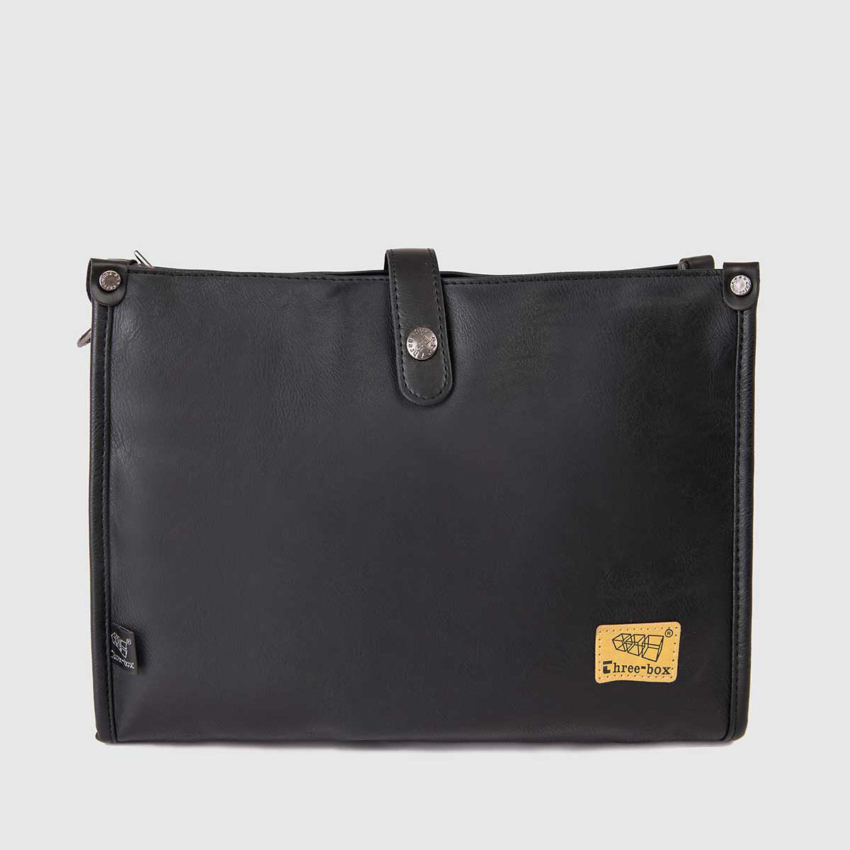 THREE-BOX Cross-body Bag Leather Shoulder Bag