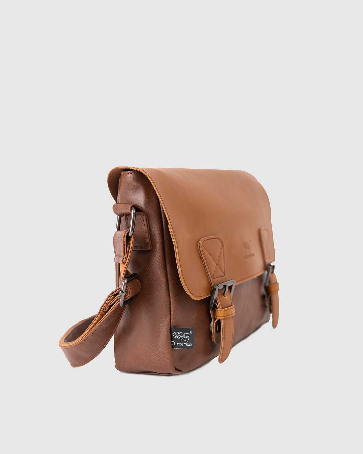 THREE-BOX Mini-Messenger / Cross-Body Bag