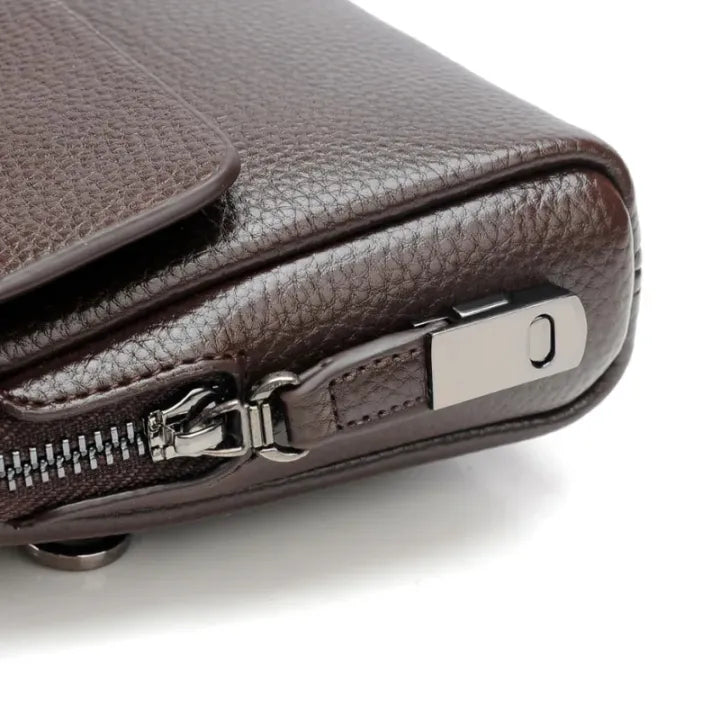 Combination Lock Men's Clutch Hand-Bag Long Wallet