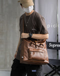 THREE-BOX 2-way Roll-Top Backpack / Shoulder Bag Casual Look